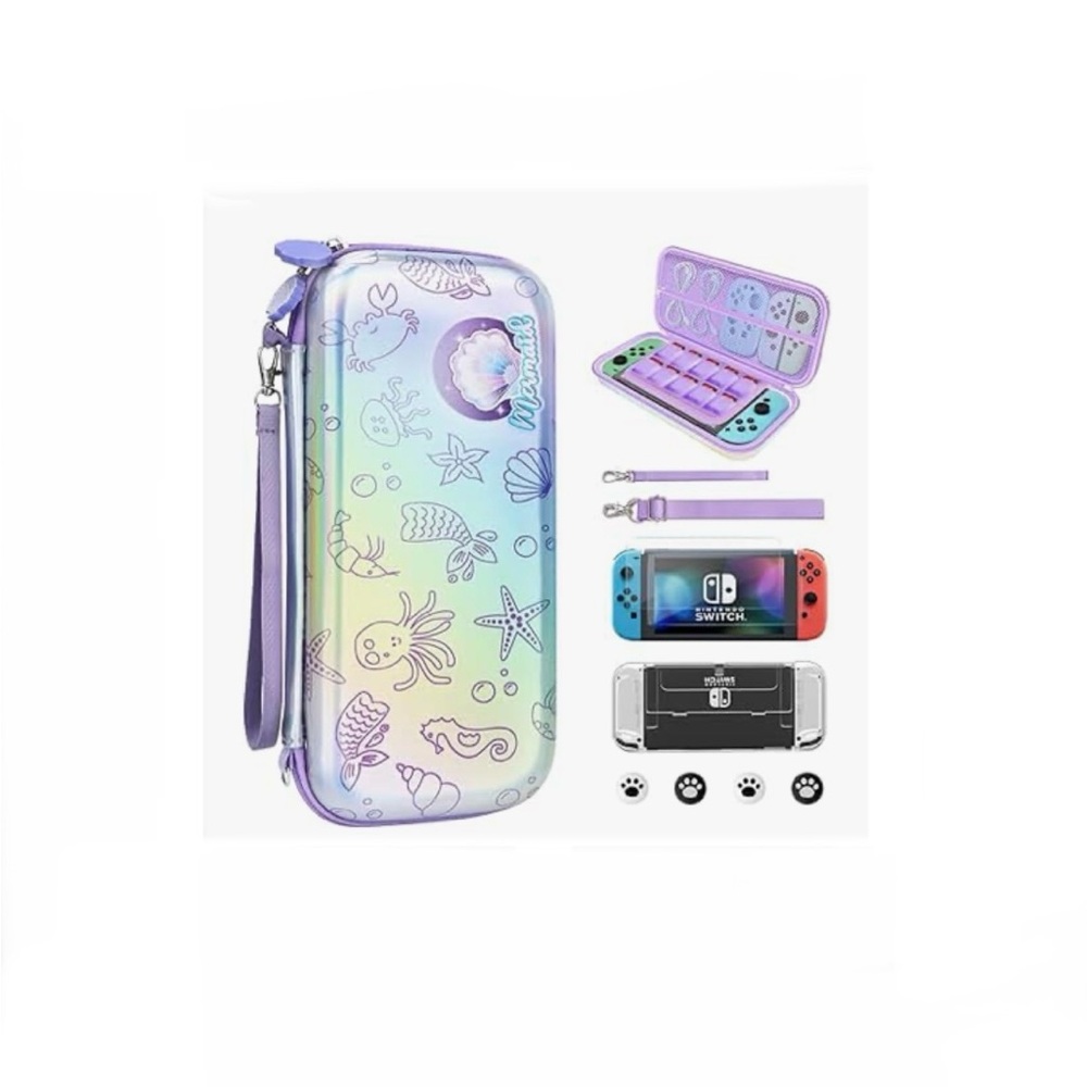 Mermaid Protective Case for Nintendo Switch(Switch not included),New in plastic!